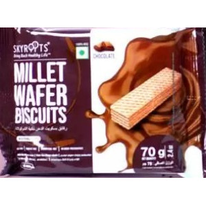 Millet Wafer Biscuits Chocolate 70g