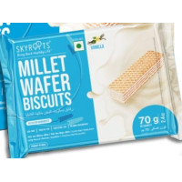Millet Wafer Biscuits Vanilla 70g
